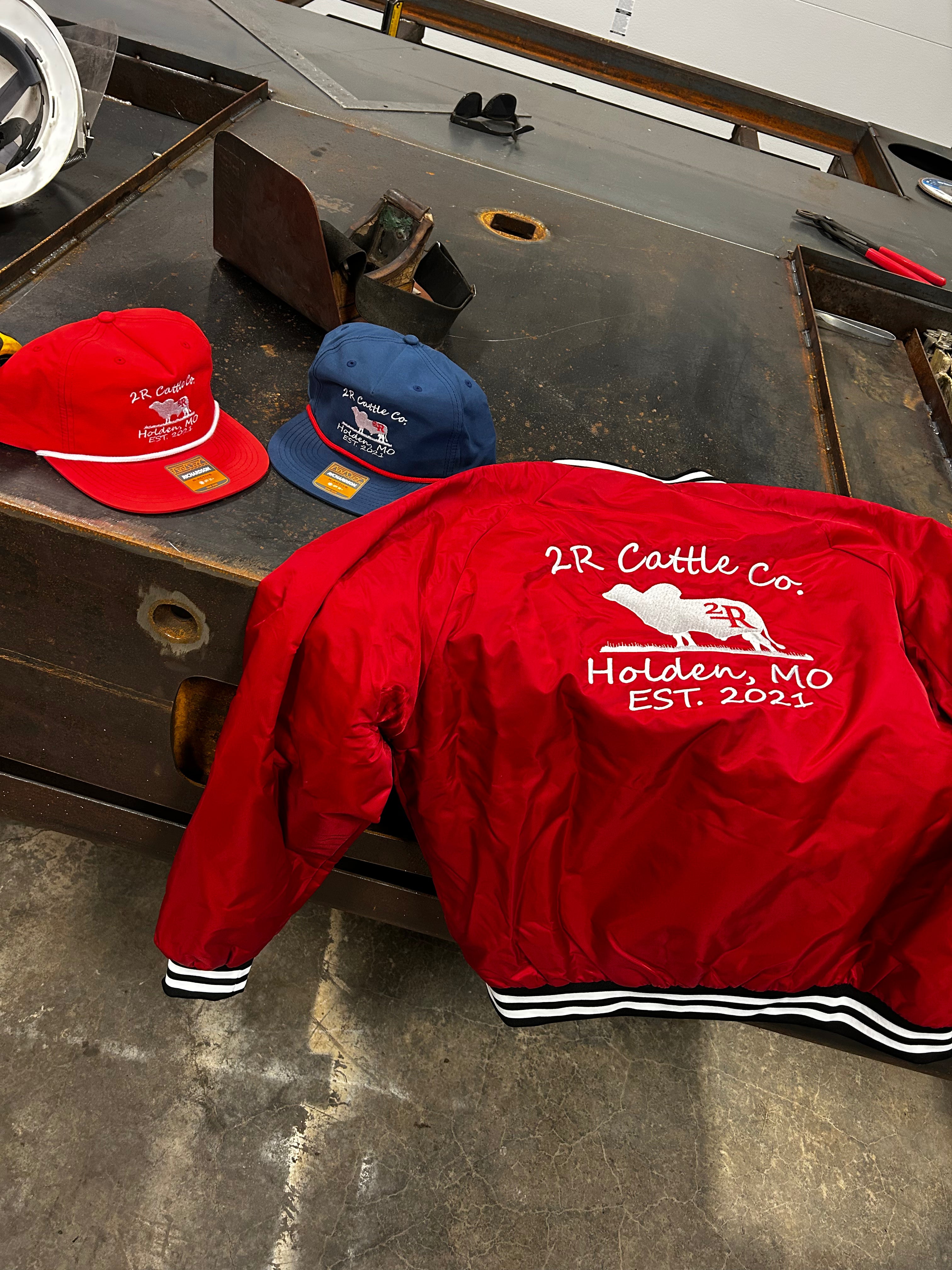 2R cattle co button up wind breaker jacket